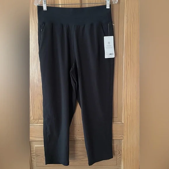 Athleta Black Nolita Slim Tapered Crop, NWT, Size 12 (may fit larger) - Picture 3 of 10